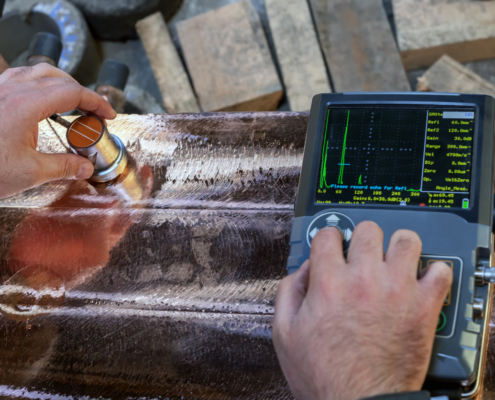 ndt technician at work